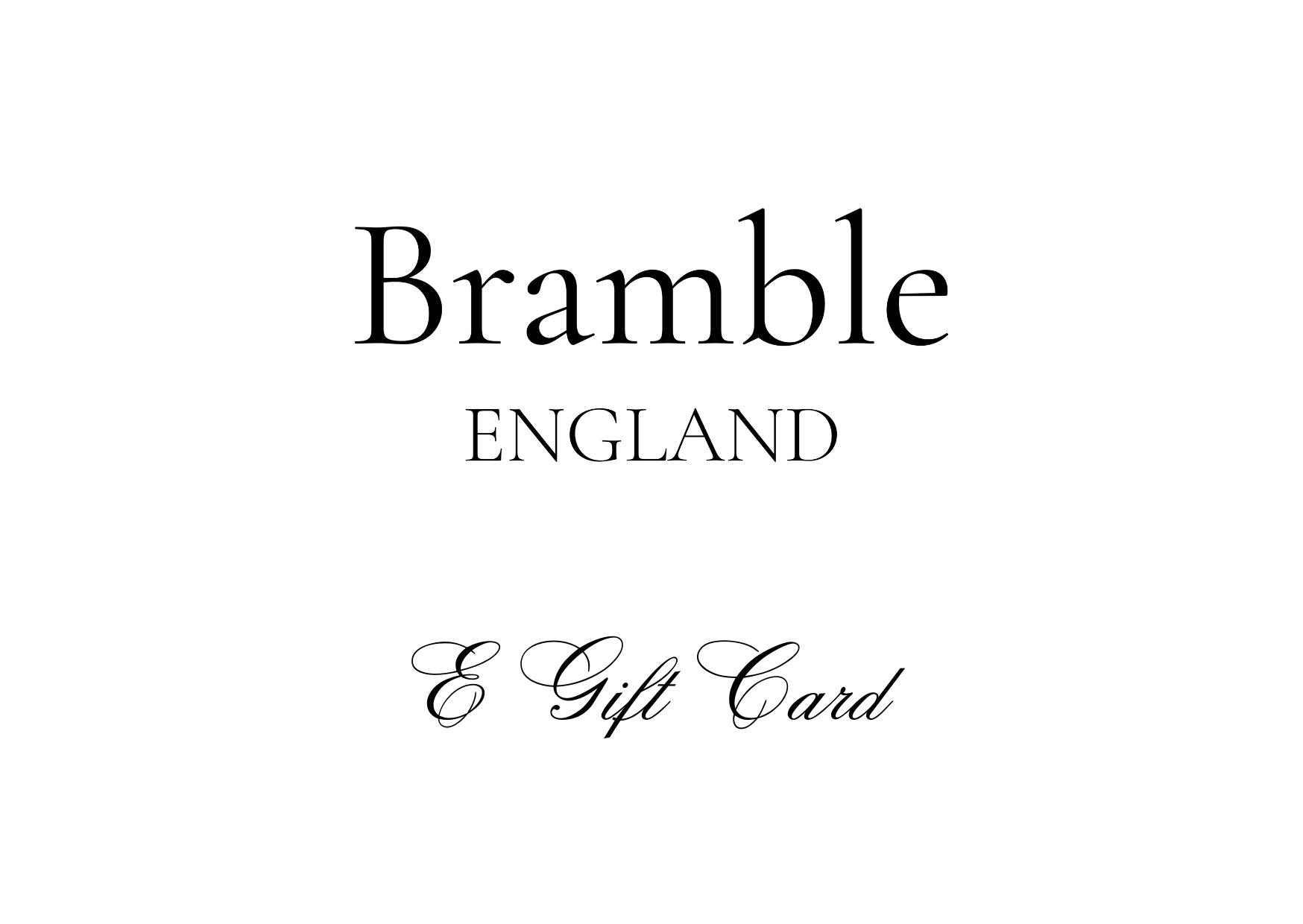E - GIFT CARD