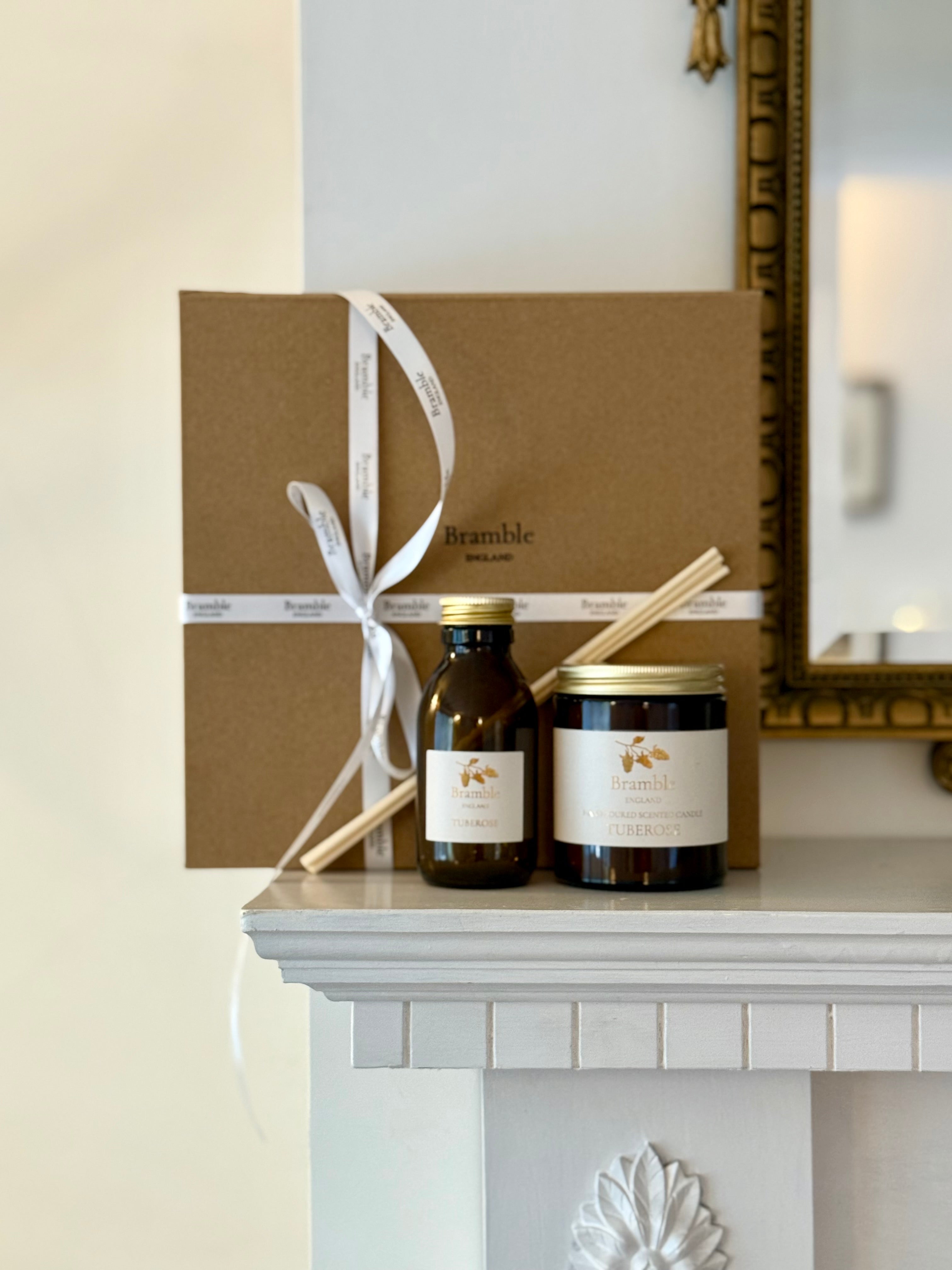 TUBEROSE DIFFUSER + CANDLE SET